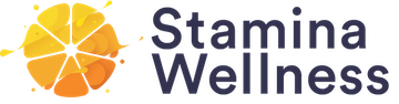 Stamina Wellness orange with text logo