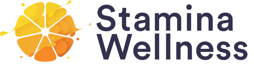 Stamina Wellness orange with text logo